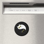 YIN YANG Zen Cat Magnet (Insitu (Vaatwasser))