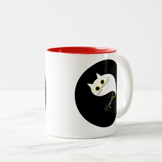YIN YANG Zen Cat Mok (Voorkant rechts)