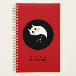 Yin Yang Zen Cat Planner