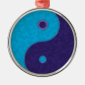 yin yang zen meditatie tao metalen ornament (Voorkant)