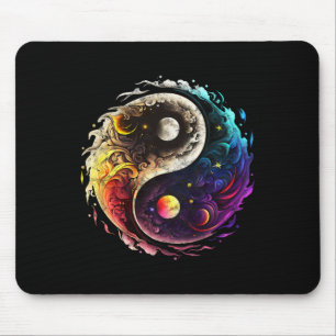 Yin Yang, Zon, Maan, Universum, Tai Chi, Qigong, Y Muismat