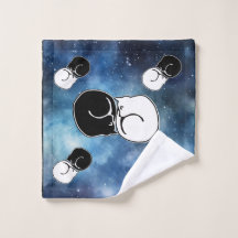 Yin Yang Zwart-wit Katten Kittens opgerold