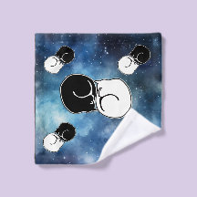 Yin Yang Zwart-wit Katten Kittens opgerold
