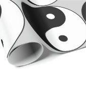 yin yang zwart wit symbool cadeaupapier (Rol Hoek)