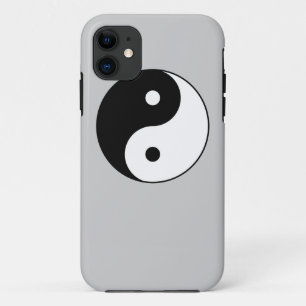 yin yang zwart wit symbool Case-Mate iPhone case