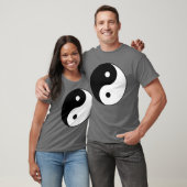 yin yang zwart wit symbool t-shirt (Unisex)