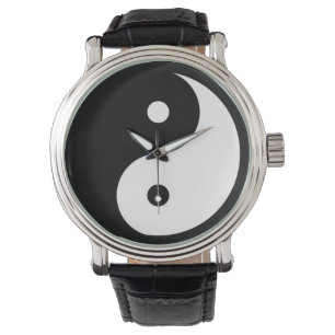 Yin-yang Zwart/Wit Taoïst Horloge