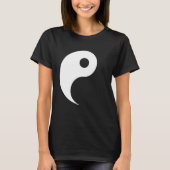 Yin - Yin Yang Koppels Kostuum, Mannen & Vrouwen P T-shirt (Voorkant)