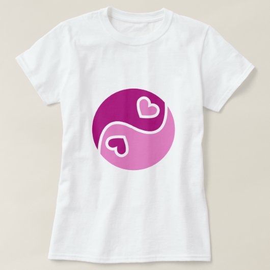 Ying and Yang of Love T-shirt (Design voorkant)