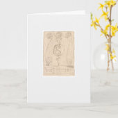 Ying en Yang Card Kaart (Gele Bloem)