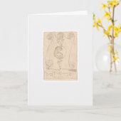 Ying en Yang Card Kaart (Gele Bloem)