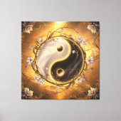 Ying en Yang Heilig Symbool Canvas Afdruk (Voorkant)