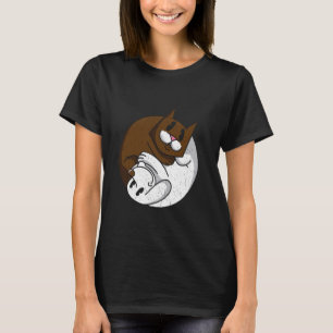 Ying en Yang Honden en Katten China Fan Pet Owners T-shirt