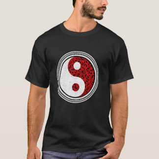 Ying en Yang Lichaam en Ziel Chinese symbolen Chin T-shirt