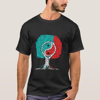 Ying en Yang Trees China symboliseert het Chinese T-shirt