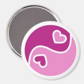 Ying en Yang van liefde Magneet (Voorkant / Achterkant)