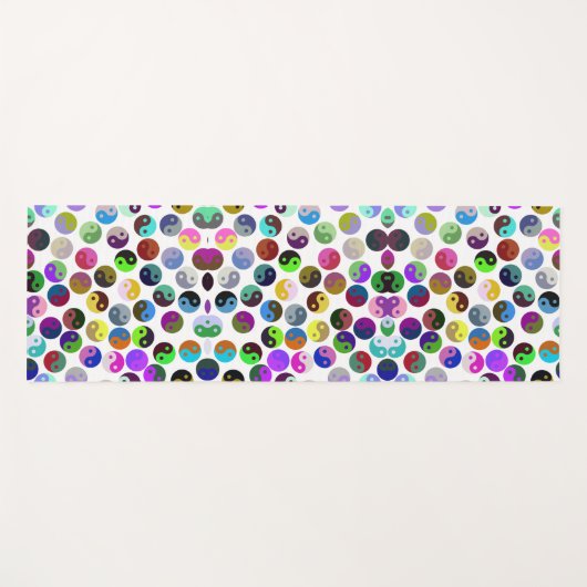 Ying en Yang Yoga Mat (Voorkant (horizontaal))