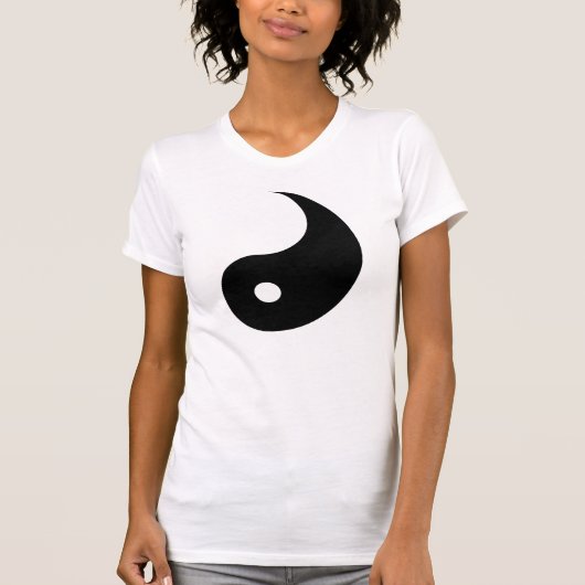 Ying T-shirt, ziet er goed uit met Yang T-shirt (Voorkant)