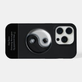 Ying Yang 3D iPhone Hoesje (Achterkant horizontaal)