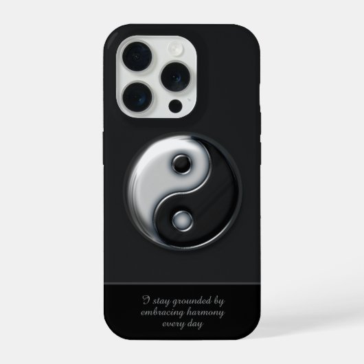 Ying Yang 3D iPhone Hoesje (Achterkant)