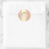 Ying Yang Balance Roos Gold Pace Spiritueel Infini Ronde Sticker (Tas)