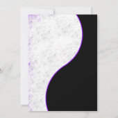 Ying Yang Birthday-uitnodigingen Kaart (Achterkant)