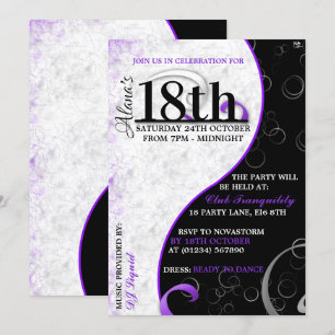 Ying Yang Birthday-uitnodigingen Kaart