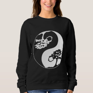 Ying Yang Bonsai Tree Philosophy - Licht en donker Trui