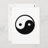 ying_yang briefkaart (Voorkant / Achterkant)