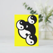 ying yang briefkaart (Staand voorkant)