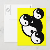 ying yang briefkaart (Voorkant / Achterkant)