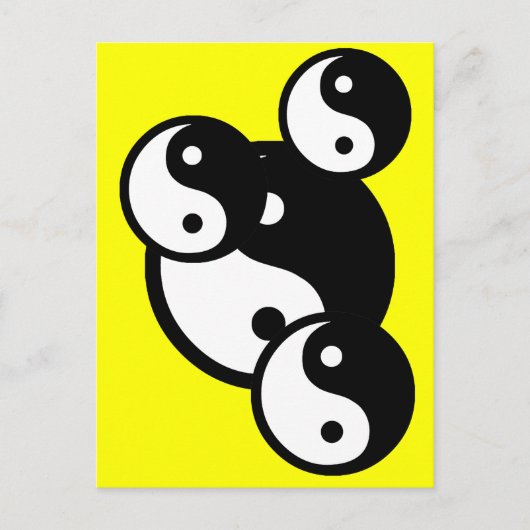 ying yang briefkaart (Voorkant)