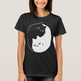 Ying Yang Cats Cat T-shirt T-shirt 1