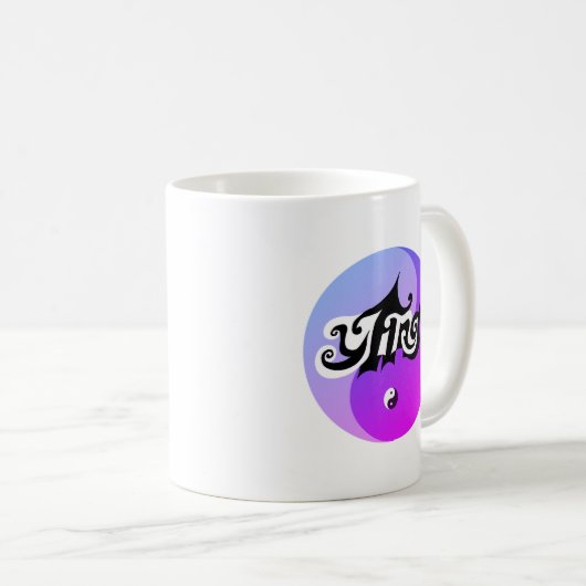 Ying Yang cup Koffiemok (Voorkant rechts)