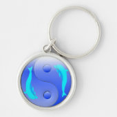 Ying-Yang Dolphin Sleutelhanger (Voorkant)
