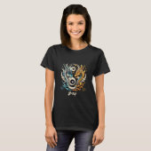 Ying yang draak hoofden 2024 t-shirt (Voorkant volledig)
