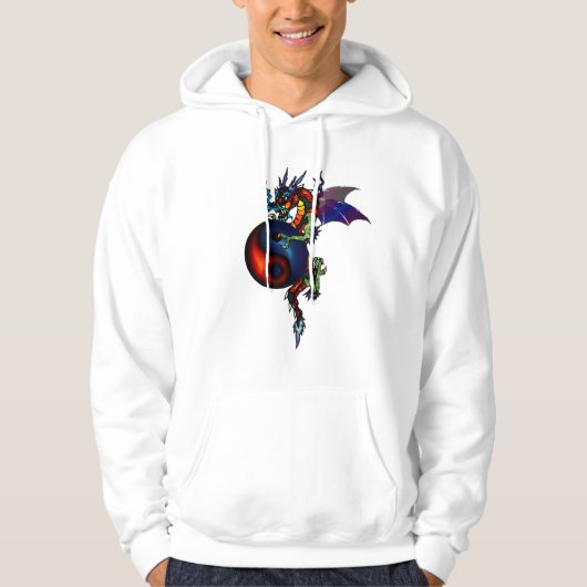 Ying Yang Dragon Hoodie (Voorkant)