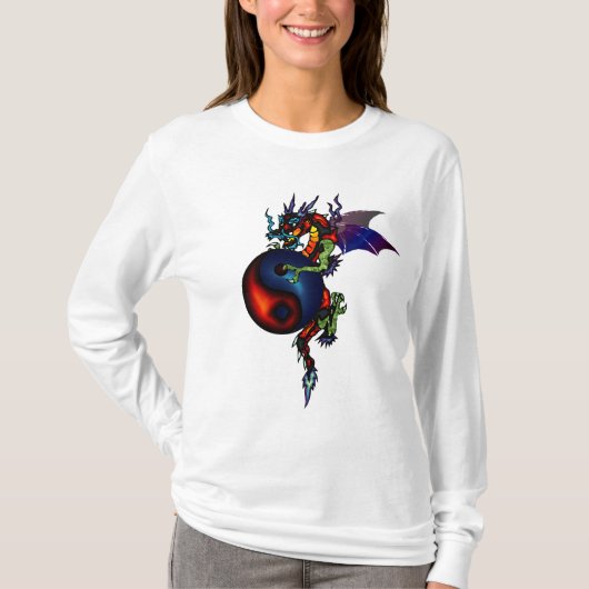 Ying Yang Dragon Shirt (Voorkant)