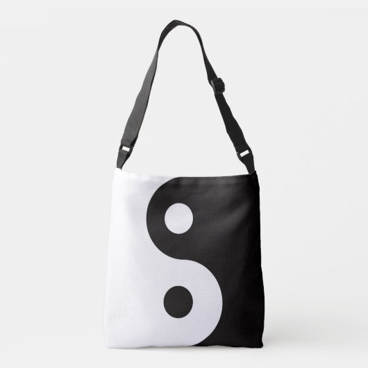 Ying Yang dualiteiten Crossbody Tas (Achterkant)