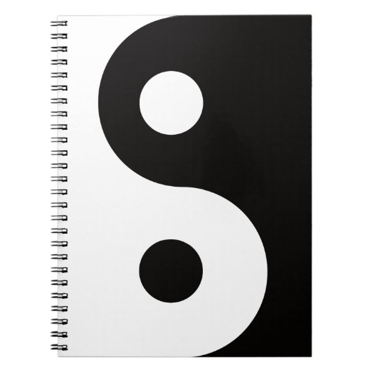 Ying Yang dualiteiten Notitieboek (Voorkant)