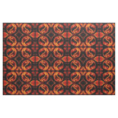 Ying Yang Flame Stof (Fat Quarter)