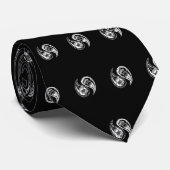 Ying Yang - Fox Nerd Stropdas (Opgerold)