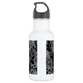 Ying Yang Gray Dragons Waterfles (Achterkant)