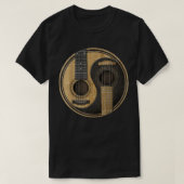 Ying Yang Guitar T-shirt (Design voorkant)