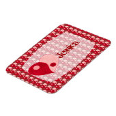 Ying Yang Heart (rood/roze) Magneet (Linkerzijde)