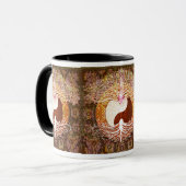 Ying Yang Heart Tree of Life Mok (Voorkant links)