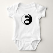 Ying yang hippo romper (Voorkant)