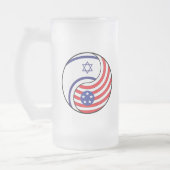 Ying Yang Israel America Matglas Bierpul (Links)