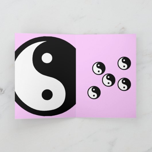 ying yang kaart (Binnen)