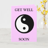 ying yang kaart (Gele Bloem)